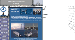 Desktop Screenshot of offshorewindpowersystemsoftexas.com